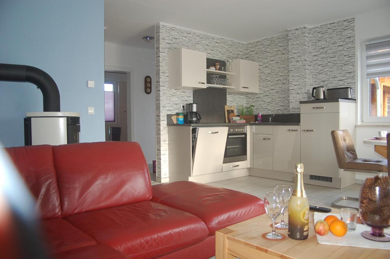 Behagliches Ferienhaus Zaunkoenig -Mit Kamin Und Sauna Tanne Εξωτερικό φωτογραφία