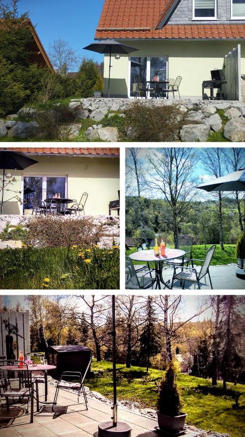 Behagliches Ferienhaus Zaunkoenig -Mit Kamin Und Sauna Tanne Εξωτερικό φωτογραφία